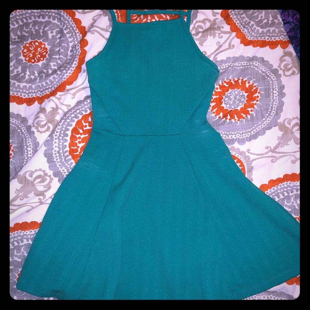 Green/blue sundress
